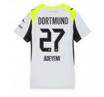 Borussia Dortmund Karim Adeyemi #27 Koszulka Wyjazdowa damskie 2025-26 Krótki Rękaw